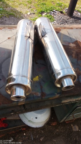Coppia marmitta yamaha cromate - coppia,